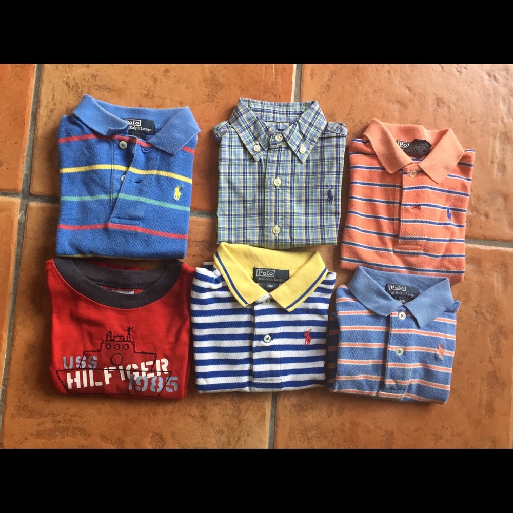 Lot of 6 12 month Ralph Lauren and Tommy